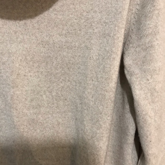 Olsen Europe Cowl Neck Wool Beige Sweater Size 14 - Picture 6 of 10